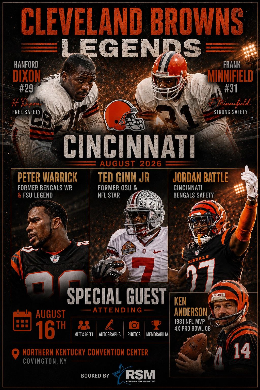 Cleveland Browns legends in Cincinnati
