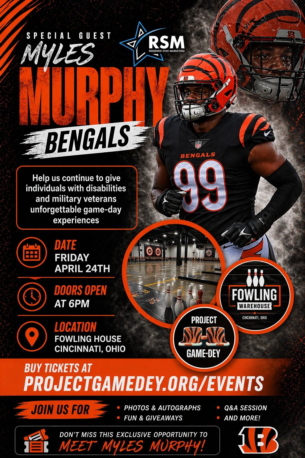 Myles Murphy special guest