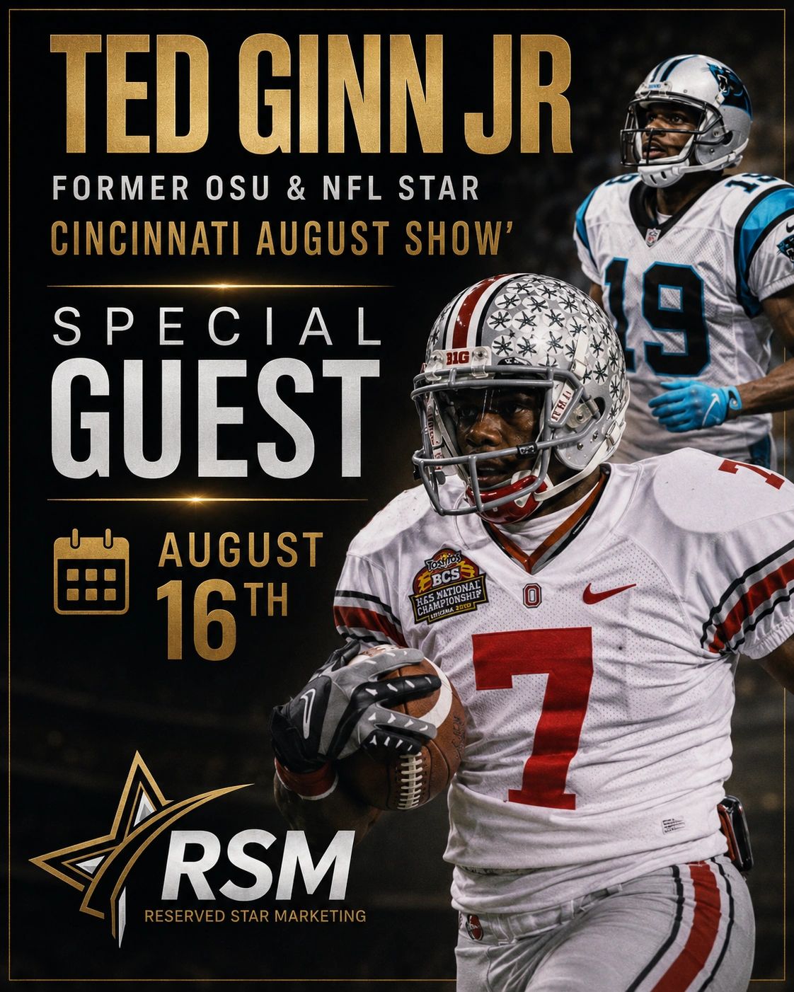 Ted Ginn Jr special guest