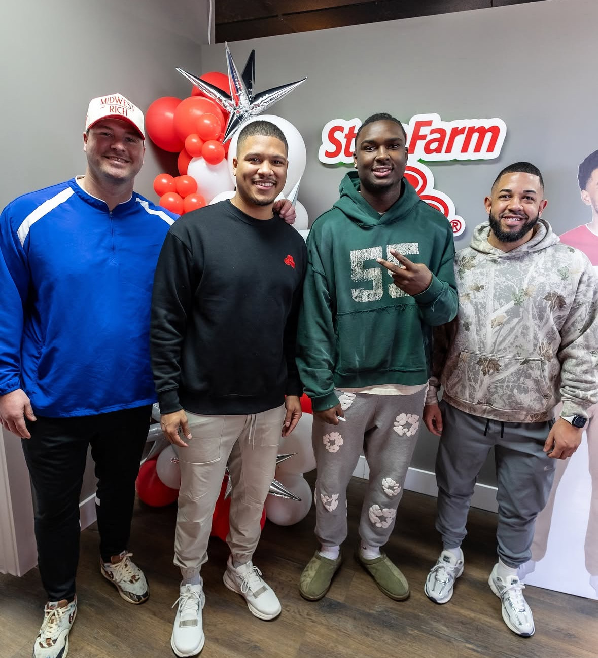 RSM athletes at a State Farm event